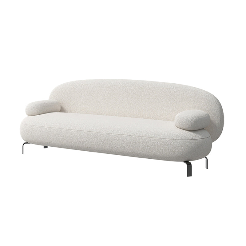 Contemporary Solid Color Sofa 31.49" Wide Pillow Top Arm Sofa 83"L x 31.5"W x 28"H Wool Clearhalo 'furn' 'furn_sofas' 'Furniture' 'Living Room Furniture' 'Sofa' 'sofas' 7446123