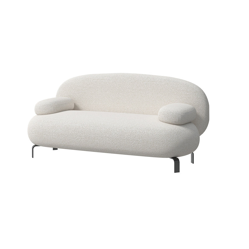 Contemporary Solid Color Sofa 31.49" Wide Pillow Top Arm Sofa 67"L x 31"W x 27.5"H Wool Clearhalo 'furn' 'furn_sofas' 'Furniture' 'Living Room Furniture' 'Sofa' 'sofas' 7446126