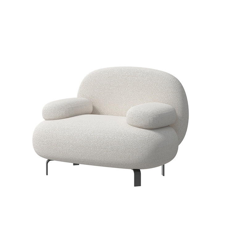 Contemporary Solid Color Sofa 31.49" Wide Pillow Top Arm Sofa 43"L x 31"W x 28"H Wool Clearhalo 'furn' 'furn_sofas' 'Furniture' 'Living Room Furniture' 'Sofa' 'sofas' 7446129