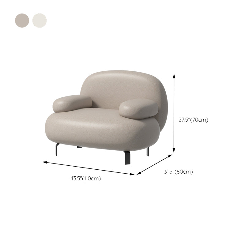 Contemporary Solid Color Sofa 31.49" Wide Pillow Top Arm Sofa Clearhalo 'furn' 'furn_sofas' 'Furniture' 'Living Room Furniture' 'Sofa' 'sofas' 7446131