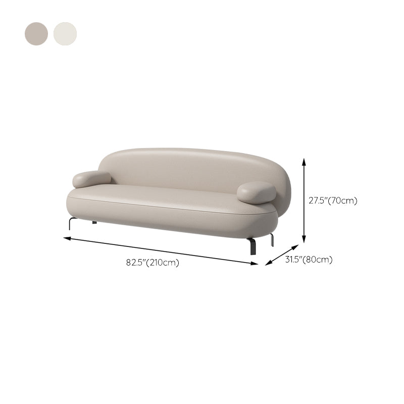 Contemporary Solid Color Sofa 31.49" Wide Pillow Top Arm Sofa Clearhalo 'furn' 'furn_sofas' 'Furniture' 'Living Room Furniture' 'Sofa' 'sofas' 7446134