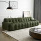 Scandinavian Style Solid Color Sofa 41.33" Wide Tufted Back Sofa