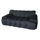 Scandinavian Style Solid Color Sofa 41.33" Wide Tufted Back Sofa