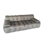 Scandinavian Style Solid Color Sofa 41.33" Wide Tufted Back Sofa