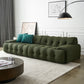 Scandinavian Style Solid Color Sofa 41.33" Wide Tufted Back Sofa