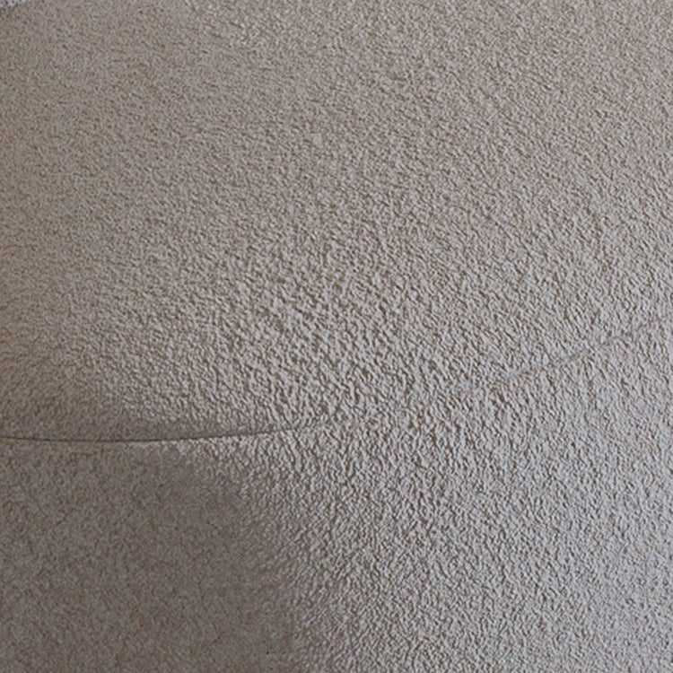 Canapé en laine de style contemporain dans un canapé rembourré en blanc incurvé