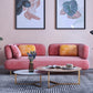 Scandinavian Solid Color Velvet Sofa 31.49" Wide Tuxedo Arm Sofa Clearhalo 'furn' 'furn_sofas' 'Furniture' 'Living Room Furniture' 'Sofa' 'sofas' 7446340