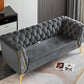 Sofa de couleur unie scandinave 28,74 "Wired Wood Frame Tuxedo bras SOFA