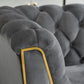 Sofa de couleur unie scandinave 28,74 "Wired Wood Frame Tuxedo bras SOFA