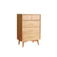 Contemporary Pine Wood Accent Chest 39" Tall Side Cabinet with 5 Drawers Clearhalo 'Cabinets & Chests' 'cabinets_chests' 'furn' 'furn_cabinets_chests' 'Furniture' 'Living Room Furniture' 7446558