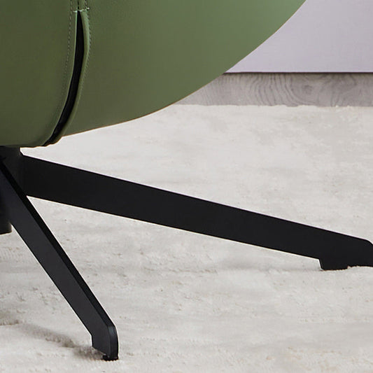 Fixed Back Lounge Chair Water Resistant Ottoman Set with Metal Legs Clearhalo 'Accent Chairs' 'accent_chairs' 'Chairs & Seating' 'furn' 'furn_accent_chairs' 'Furniture' 'Living Room Furniture' 7446605