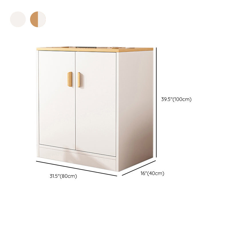 Modern Rectangle Accent Cabinet Bar Pulls Accent Cabinet with Drawer Clearhalo 'Cabinets & Chests' 'cabinets_chests' 'furn' 'furn_cabinets_chests' 'Furniture' 'Living Room Furniture' 7446778