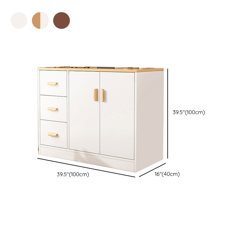 Modern Rectangle Accent Cabinet Bar Pulls Accent Cabinet with Drawer Clearhalo 'Cabinets & Chests' 'cabinets_chests' 'furn' 'furn_cabinets_chests' 'Furniture' 'Living Room Furniture' 7446780