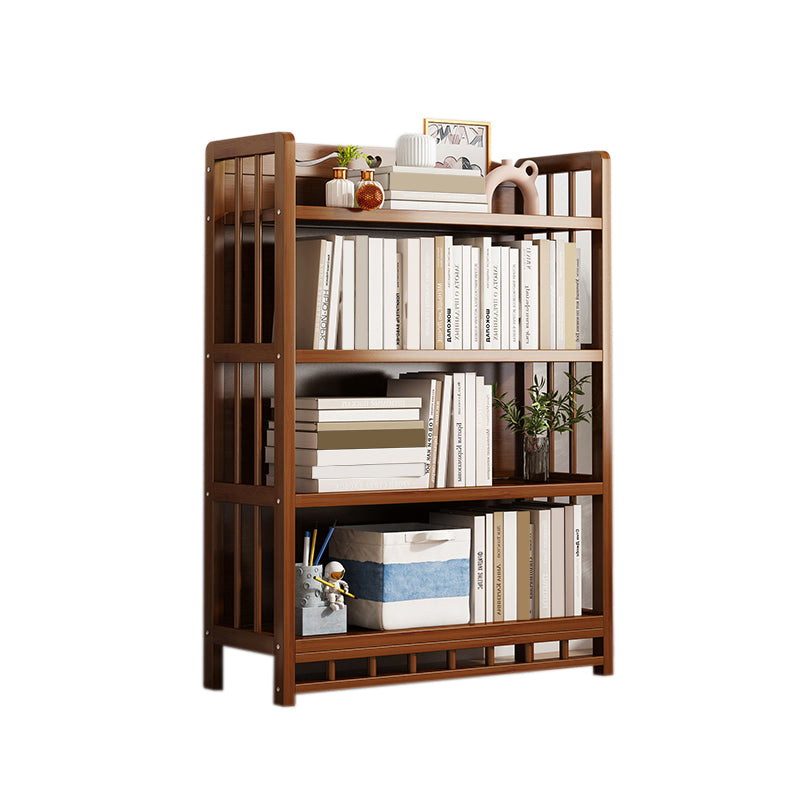 Mid-Century Modern Brown Accent Chest Wood Rectangle Accent Chest with Shelves 27.6"L x 9.8"W x 45.3"H Drawer Not Included Cabinet Not Included Clearhalo 'Cabinets & Chests' 'cabinets_chests' 'furn' 'furn_cabinets_chests' 'Furniture' 'Living Room Furniture' 7446784