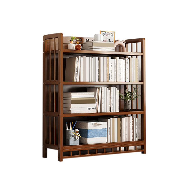 Mid-Century Modern Brown Accent Chest Wood Rectangle Accent Chest with Shelves 35"L x 10"W x 45"H Drawer Not Included Cabinet Not Included Clearhalo 'Cabinets & Chests' 'cabinets_chests' 'furn' 'furn_cabinets_chests' 'Furniture' 'Living Room Furniture' 7446787