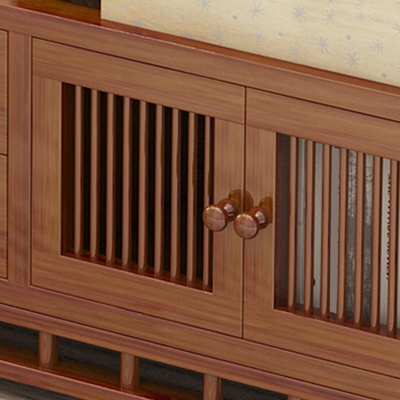 Mid-Century Modern Brown Accent Chest Wood Rectangle Accent Chest with Shelves Clearhalo 'Cabinets & Chests' 'cabinets_chests' 'furn' 'furn_cabinets_chests' 'Furniture' 'Living Room Furniture' 7446792