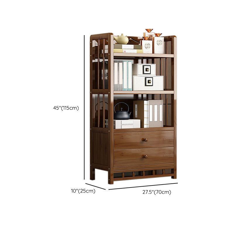 Mid-Century Modern Brown Accent Chest Wood Rectangle Accent Chest with Shelves Clearhalo 'Cabinets & Chests' 'cabinets_chests' 'furn' 'furn_cabinets_chests' 'Furniture' 'Living Room Furniture' 7446821