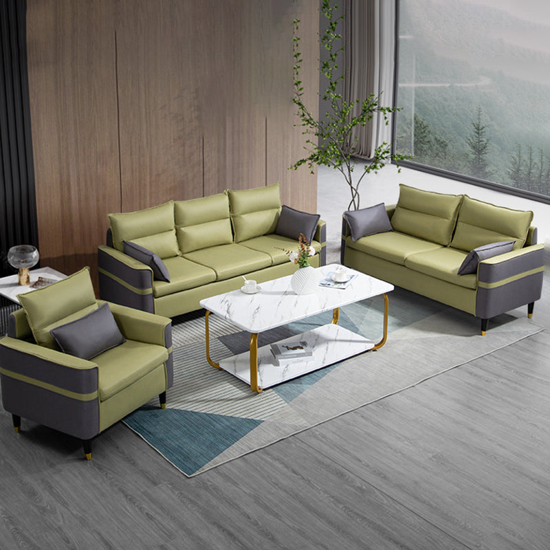 正方形の腕の枕バックリビングルームの固定席