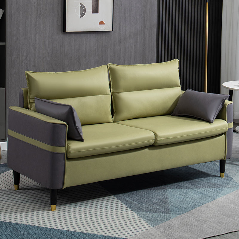 正方形の腕の枕バックリビングルームの固定席