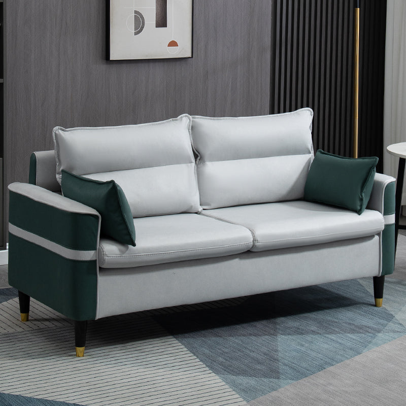 正方形の腕の枕バックリビングルームの固定席