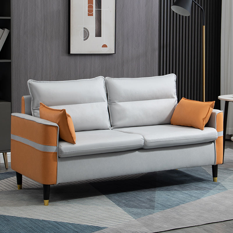 正方形の腕の枕バックリビングルームの固定席