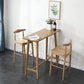 Solid Wood Counter Height Dining Table Modern Patio Bar Table Clearhalo 'Bar Furniture' 'Bar Tables' 'bar_tables' 'furn' 'furn_bar_tables' 'Furniture' 'Kitchen & Dining Furniture' 7448724
