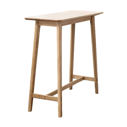 Solid Wood Counter Height Dining Table Modern Patio Bar Table Natural Without Chairs Clearhalo 'Bar Furniture' 'Bar Tables' 'bar_tables' 'furn' 'furn_bar_tables' 'Furniture' 'Kitchen & Dining Furniture' 7448725