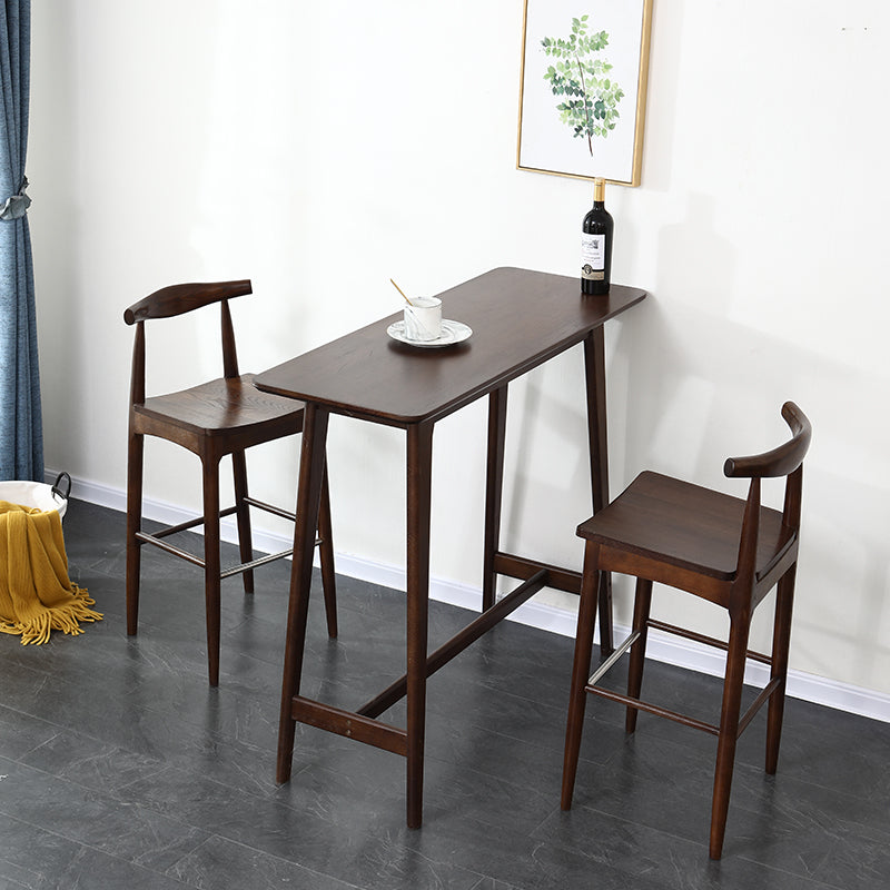 Solid Wood Counter Height Dining Table Modern Patio Bar Table Clearhalo 'Bar Furniture' 'Bar Tables' 'bar_tables' 'furn' 'furn_bar_tables' 'Furniture' 'Kitchen & Dining Furniture' 7448728