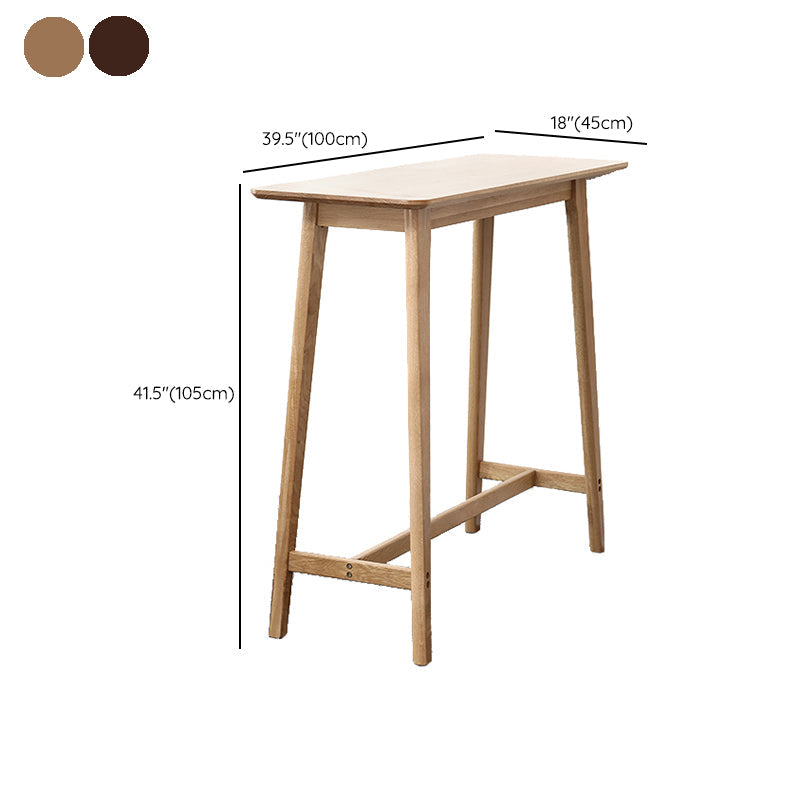 Solid Wood Counter Height Dining Table Modern Patio Bar Table Clearhalo 'Bar Furniture' 'Bar Tables' 'bar_tables' 'furn' 'furn_bar_tables' 'Furniture' 'Kitchen & Dining Furniture' 7448736