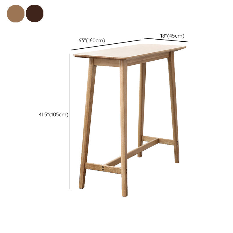 Solid Wood Counter Height Dining Table Modern Patio Bar Table Clearhalo 'Bar Furniture' 'Bar Tables' 'bar_tables' 'furn' 'furn_bar_tables' 'Furniture' 'Kitchen & Dining Furniture' 7448739