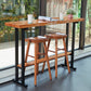 Rectangle Bar Height Pub Table Industrial Pub Height Dining Table Clearhalo 'Bar Furniture' 'Bar Tables' 'bar_tables' 'furn' 'furn_bar_tables' 'Furniture' 'Kitchen & Dining Furniture' 7448771