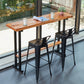 Rectangle Bar Height Pub Table Industrial Pub Height Dining Table Clearhalo 'Bar Furniture' 'Bar Tables' 'bar_tables' 'furn' 'furn_bar_tables' 'Furniture' 'Kitchen & Dining Furniture' 7448773
