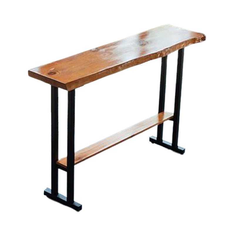 Rectangle Bar Height Pub Table Industrial Pub Height Dining Table Clearhalo 'Bar Furniture' 'Bar Tables' 'bar_tables' 'furn' 'furn_bar_tables' 'Furniture' 'Kitchen & Dining Furniture' 7448775