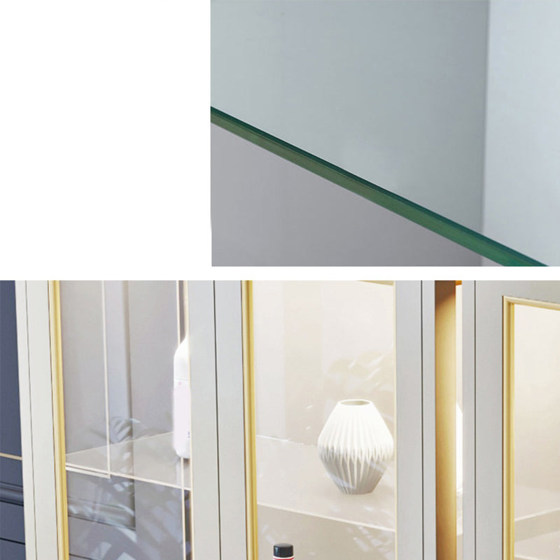 Luxury Floor Wine Rack Solid Wood Wine Bottle Rack with Glass Doors Clearhalo 'furn' 'furn_wine_racks' 'Furniture' 'Kitchen & Dining Furniture' 'Wine Racks' 'wine_racks' 7448903