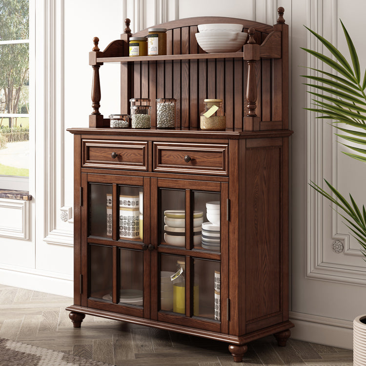 Contemporary Sideboard Cabinet Ash Sideboard with Doors for Kitchen Clearhalo 'buffet_sideboard' 'Buffets & Sideboards' 'furn' 'furn_buffet_sideboard' 'Furniture' 'Kitchen & Dining Furniture' 7449218