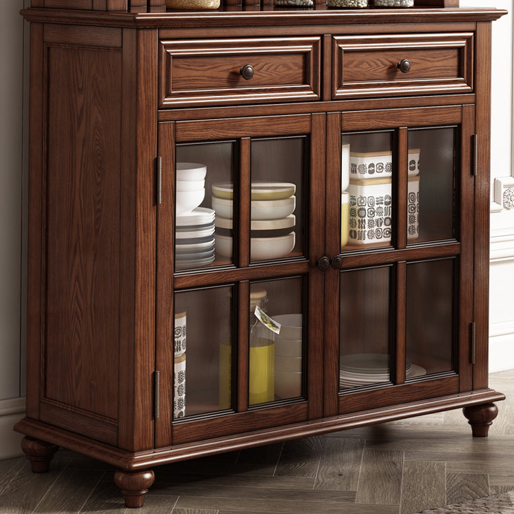 Contemporary Sideboard Cabinet Ash Sideboard with Doors for Kitchen Clearhalo 'buffet_sideboard' 'Buffets & Sideboards' 'furn' 'furn_buffet_sideboard' 'Furniture' 'Kitchen & Dining Furniture' 7449225