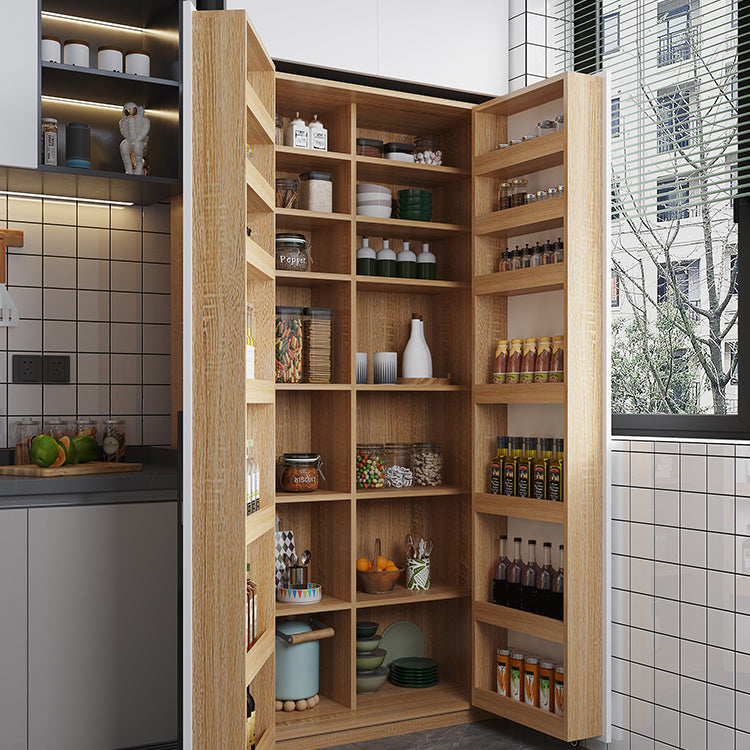 Modern Sideboard Cabinet Faux Wood Sideboard Table with Doors for Kitchen Clearhalo 'buffet_sideboard' 'Buffets & Sideboards' 'furn' 'furn_buffet_sideboard' 'Furniture' 'Kitchen & Dining Furniture' 7449232