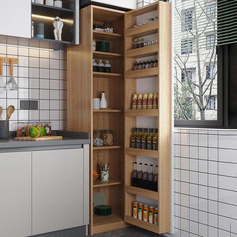 Modern Sideboard Cabinet Faux Wood Sideboard Table with Doors for Kitchen Clearhalo 'buffet_sideboard' 'Buffets & Sideboards' 'furn' 'furn_buffet_sideboard' 'Furniture' 'Kitchen & Dining Furniture' 7449233