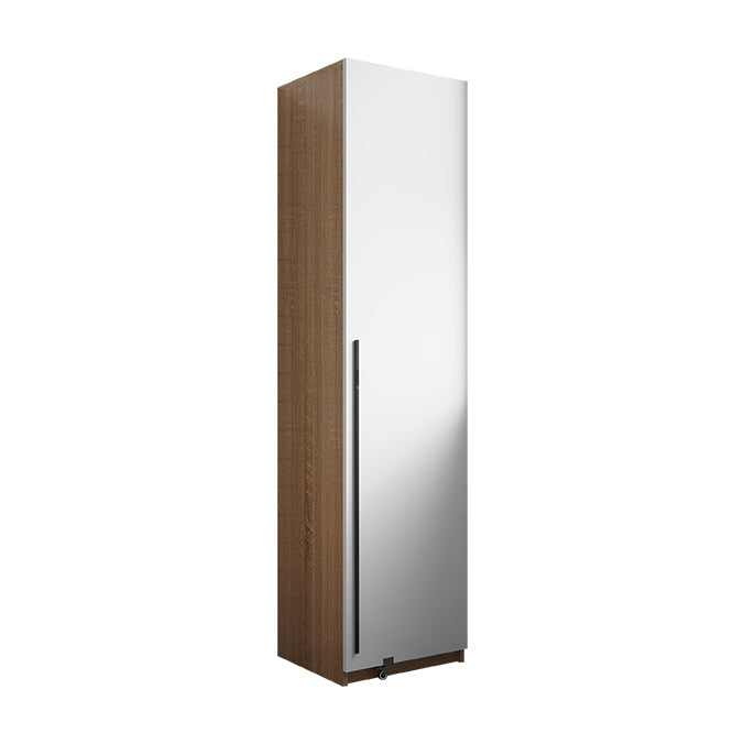 Modern Sideboard Cabinet Faux Wood Sideboard Table with Doors for Kitchen 23.5"L x 23.5"W x 79"H Clearhalo 'buffet_sideboard' 'Buffets & Sideboards' 'furn' 'furn_buffet_sideboard' 'Furniture' 'Kitchen & Dining Furniture' 7449235
