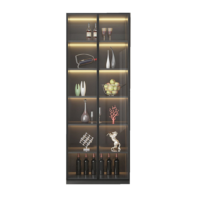 Modern Sideboard Cabinet Faux Wood Sideboard with Doors for Kitchen Clearhalo 'buffet_sideboard' 'Buffets & Sideboards' 'furn' 'furn_buffet_sideboard' 'Furniture' 'Kitchen & Dining Furniture' 7449253