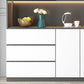 Modern Sideboard Cabinet Faux Wood Sideboard with Doors for Kitchen Clearhalo 'buffet_sideboard' 'Buffets & Sideboards' 'furn' 'furn_buffet_sideboard' 'Furniture' 'Kitchen & Dining Furniture' 7449256