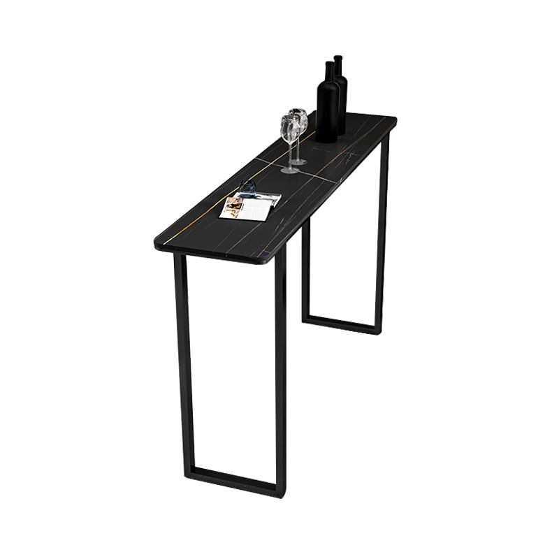 Juego de mesa de bar de estilo moderno, juego de pub de piedra rectangular de 1/2/5 piezas para interior