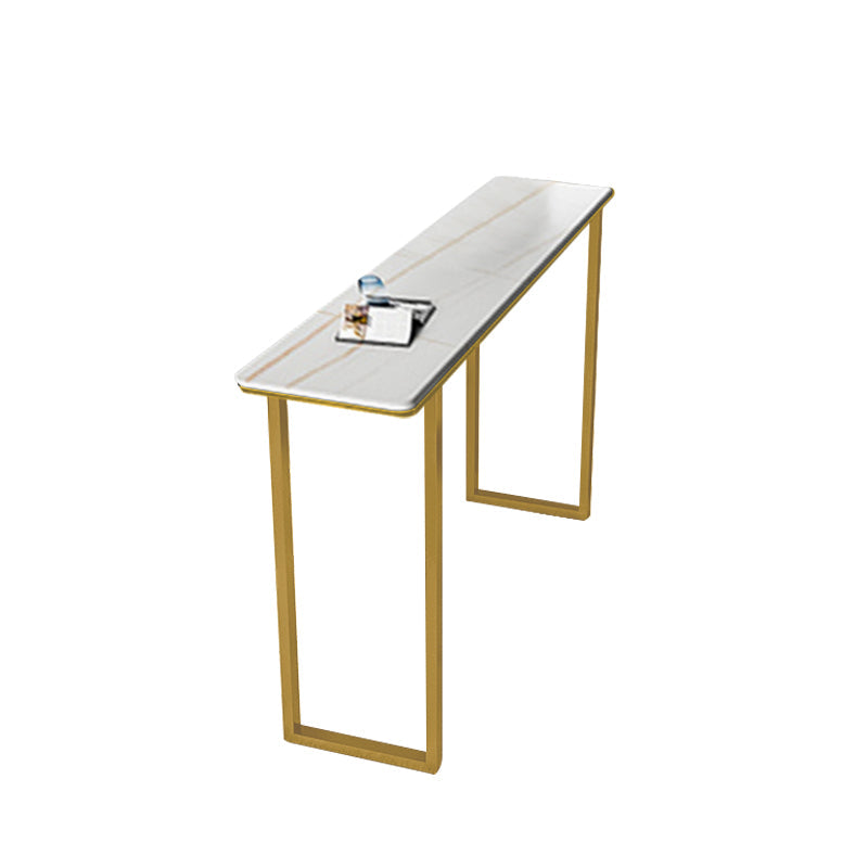 Juego de mesa de bar de estilo moderno, juego de pub de piedra rectangular de 1/2/5 piezas para interior