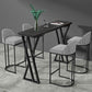 Bartisch-Set aus Stein im modernen Stil, 1/2/5-teilig, rechteckiges Pub-Set für den Innenbereich