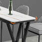 Bartisch-Set aus Stein im modernen Stil, 1/2/5-teilig, rechteckiges Pub-Set für den Innenbereich