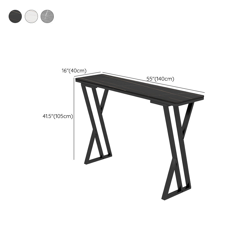 Bartisch-Set aus Stein im modernen Stil, 1/2/5-teilig, rechteckiges Pub-Set für den Innenbereich