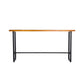 Industrial Style Pub Dining Set 1/2/5/9 Pcs Rectangular Solid Wood Pub Set for Home