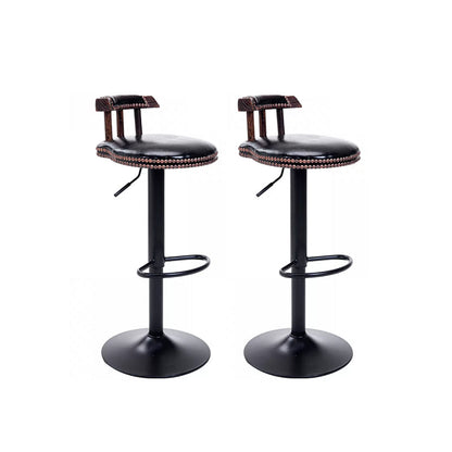 Industrial Style Pub Dining Set 1/2/5/9 Pcs Rectangular Solid Wood Pub Set for Home