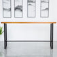Industrial Style Pub Dining Set 1/2/5/9 Pcs Rectangular Solid Wood Pub Set for Home