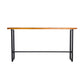 Industrial Style Pub Dining Set 1/2/5/9 Pcs Rectangular Solid Wood Pub Set for Home